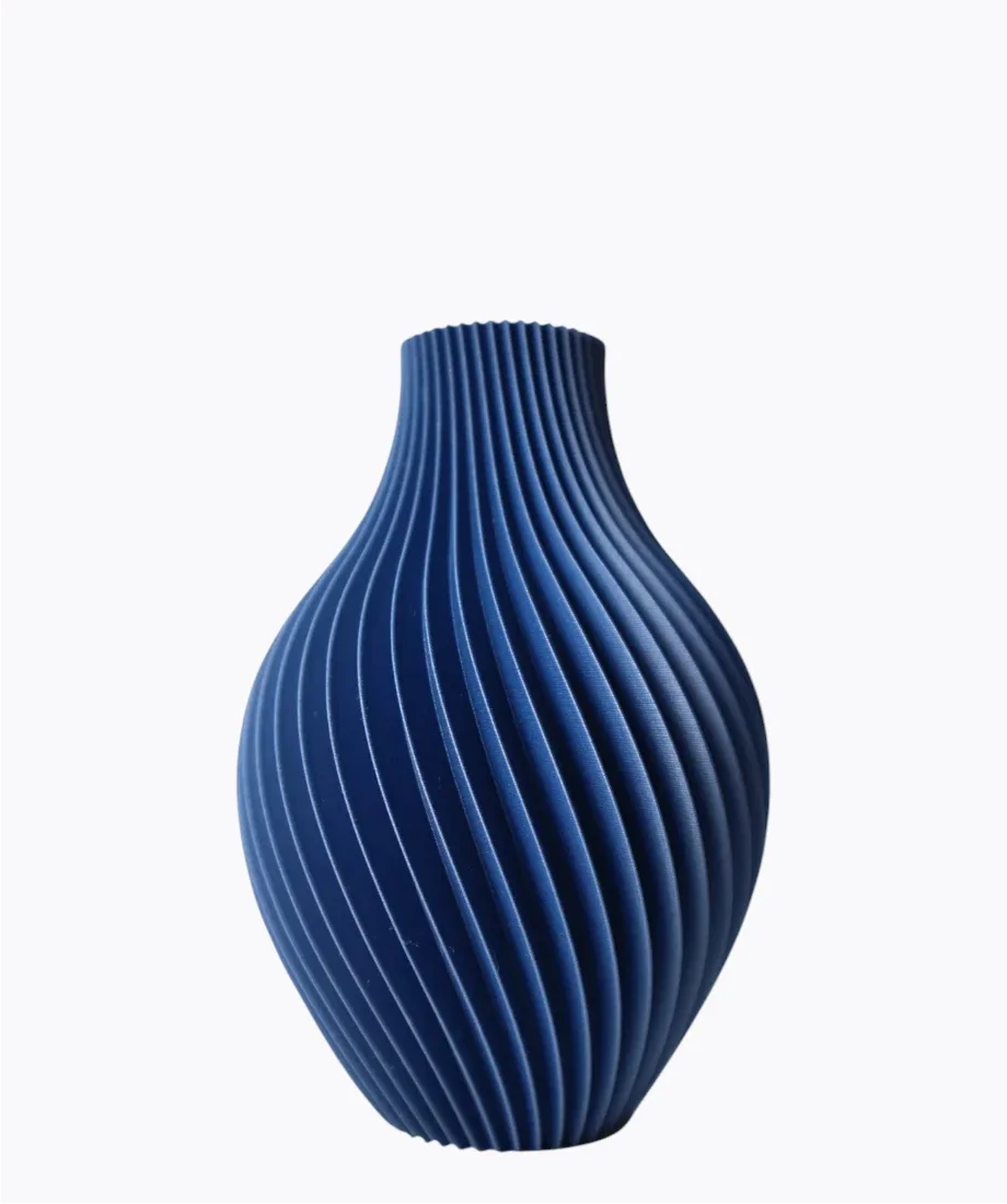 Φωτογραφία προϊόντος: Minimal 3D Βάζο Felicia Matte Μπλε