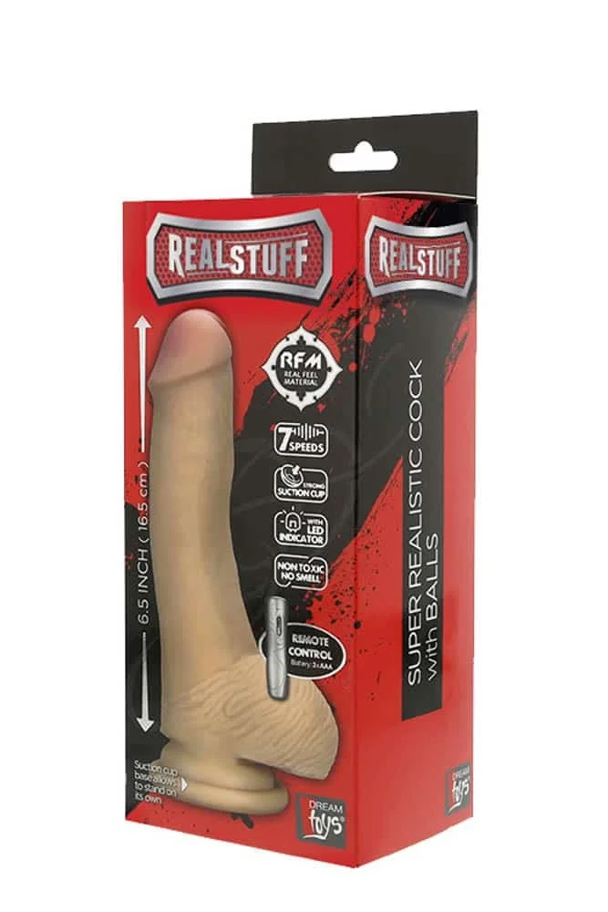 Φωτογραφία προϊόντος: RealStuff 6.5 inch Vibrator 2