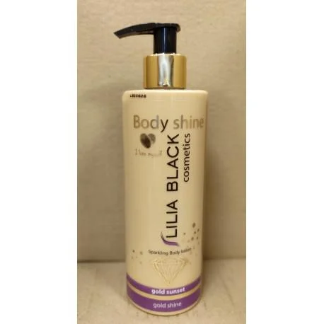 Φωτογραφία προϊόντος: LILIA BLACK SPARKLING BODY LOTION GLITTER GOLD SUNSET 300ML