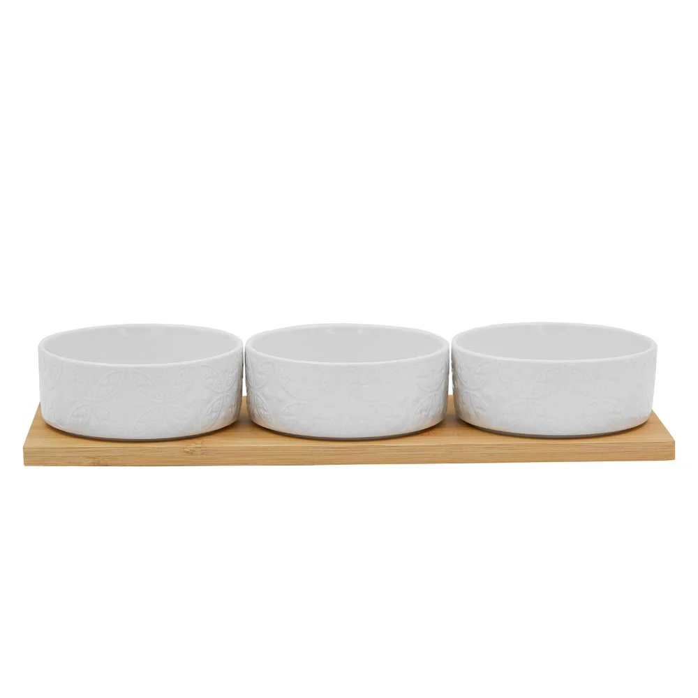 Φωτογραφία προϊόντος: FLEURS ΜΠΩΛ SET 3ΤΜΧ 29x10x5cm ΠΟΡΣΕΛΑΝΗ ΛΕΥΚΟ ΦΥΣΙΚΟ BAMBOO