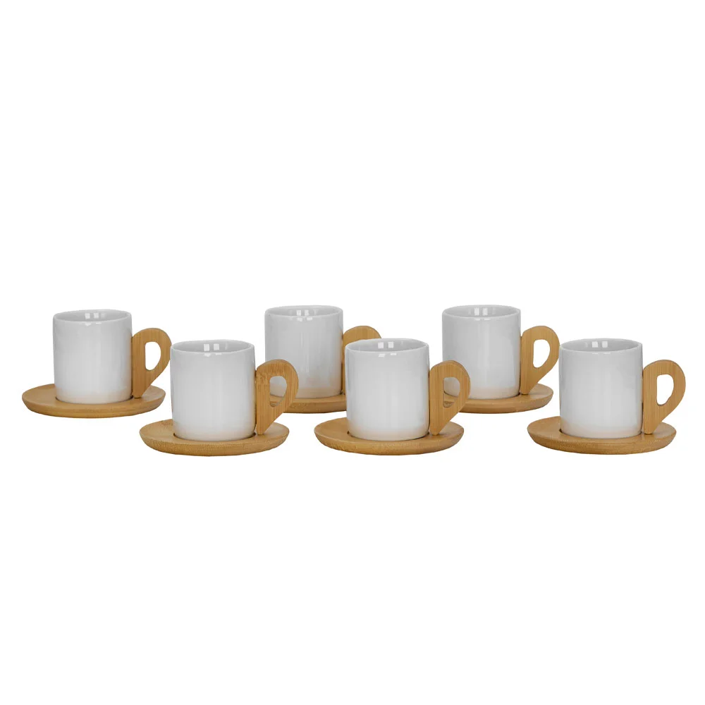 Φωτογραφία προϊόντος: NORDIC ΚΟΥΠΑ ESPRESSO SET 6ΤΜΧ 29x21x7cm ΠΟΡΣΕΛΑΝΗ ΛΕΥΚΟ ΦΥΣΙΚΟ BAMBOO