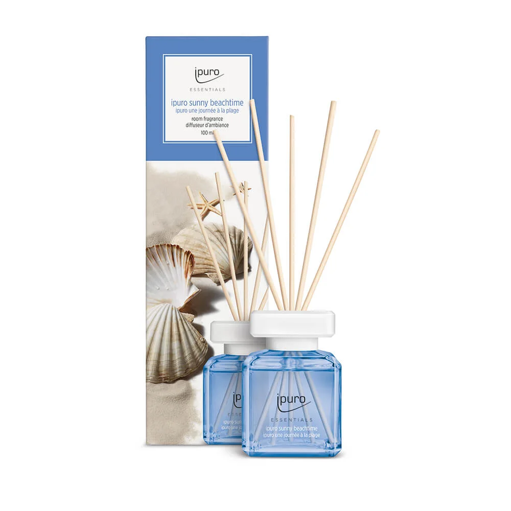 Φωτογραφία προϊόντος: IPURO ESSENTIALS SUNNY BEACHTIME ΑΡΩΜΑΤΙΚΟ ΧΩΡΟΥ 100ml 6x7x23cm ΓΥΑΛΙ
