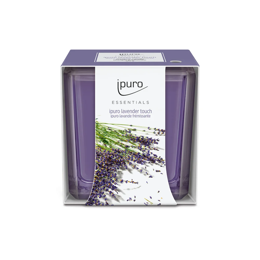 Φωτογραφία προϊόντος: IPURO ESSENTIALS LEVANDER TOUCH ΑΡΩΜΑΤΙΚΟ ΚΕΡΙ 125gr 7x7x7cm