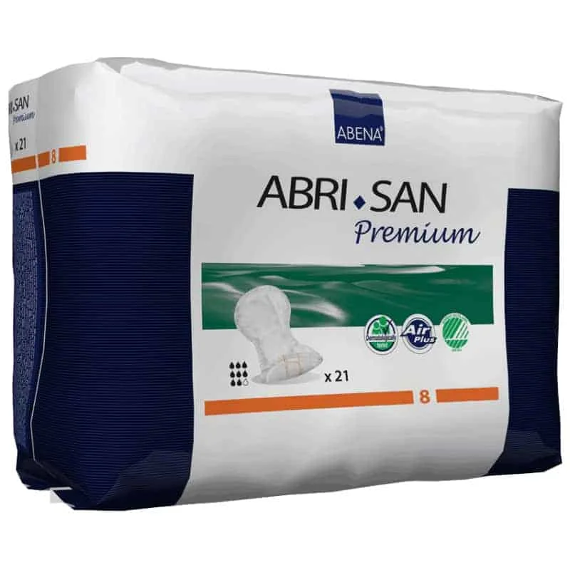Φωτογραφία προϊόντος: ABRISAN Premium No 8 21τμχ Σερβιέτες Ακράτειας Γυναικών
