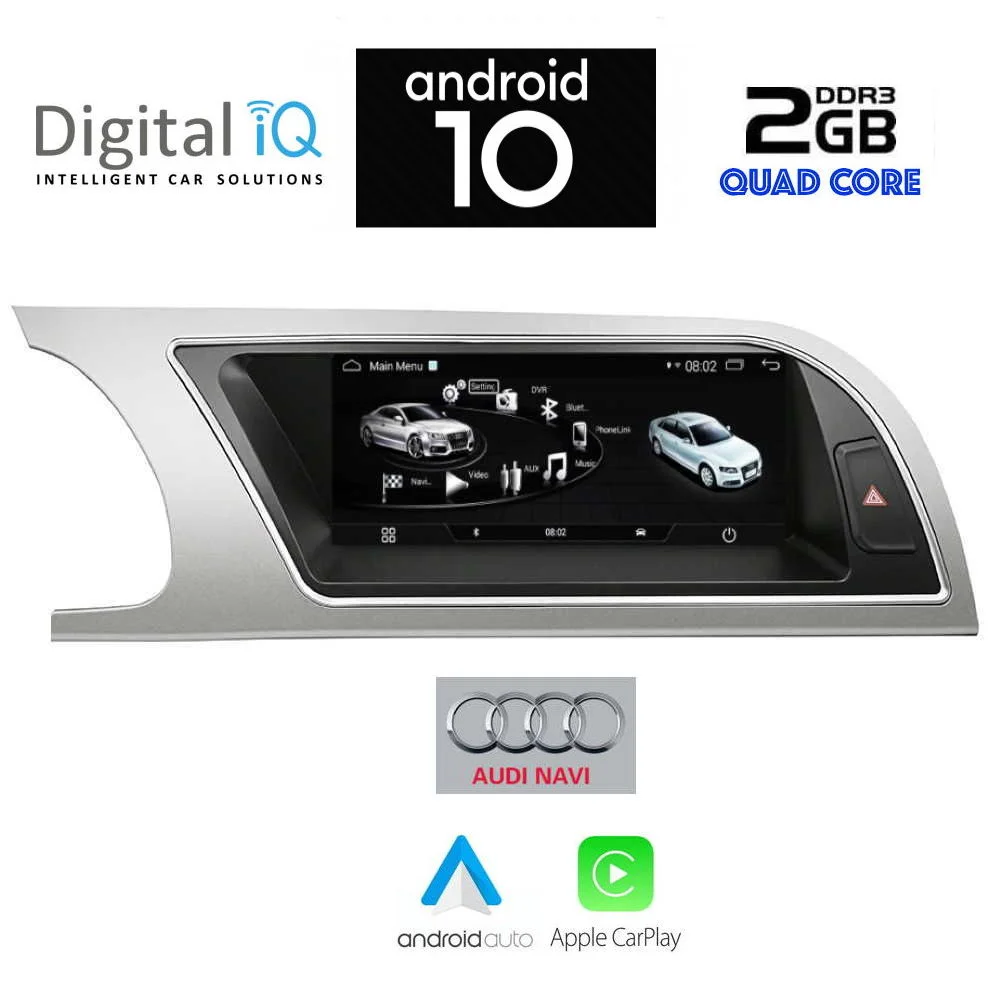 Φωτογραφία προϊόντος: DIGITAL IQ X916_CPA (ORIG. NAVI) Οθόνη αυτοκινήτου OEM AUDI A4 2008-2012