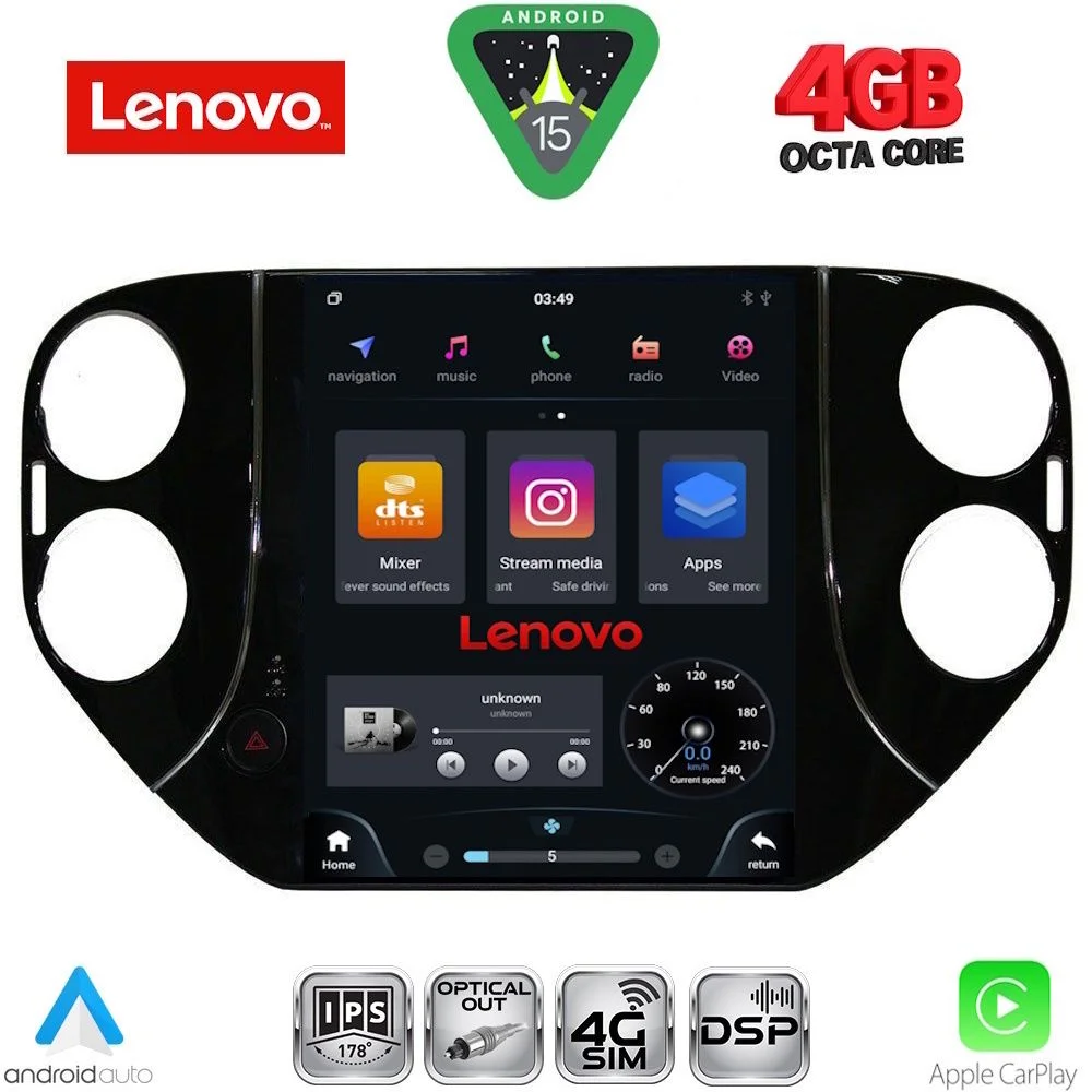 Φωτογραφία προϊόντος: LENOVO SSX 9989_CPA Οθόνη Tesla Style OEM VW Tiguan 2010-2013