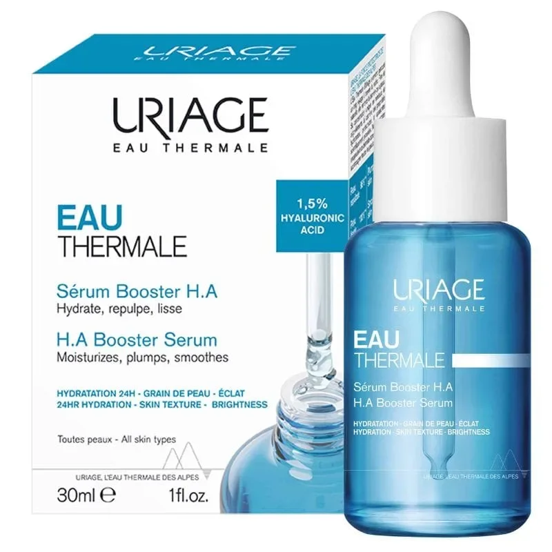 Φωτογραφία προϊόντος: Uriage Eau Thermale H.A. Booster Serum Ενυδατικός Ορός Προσώπου Με Υαλουρονικό Οξύ 30ml