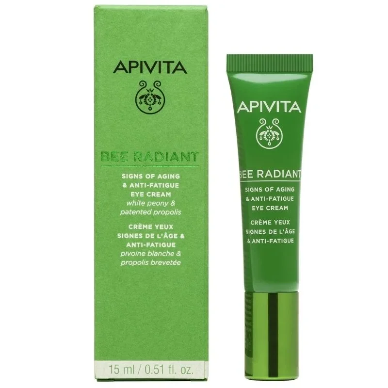 Φωτογραφία προϊόντος: Apivita Bee Radiant Κρέμα Ματιών Με Λευκή Παιώνια & Πρόπολη 15ml