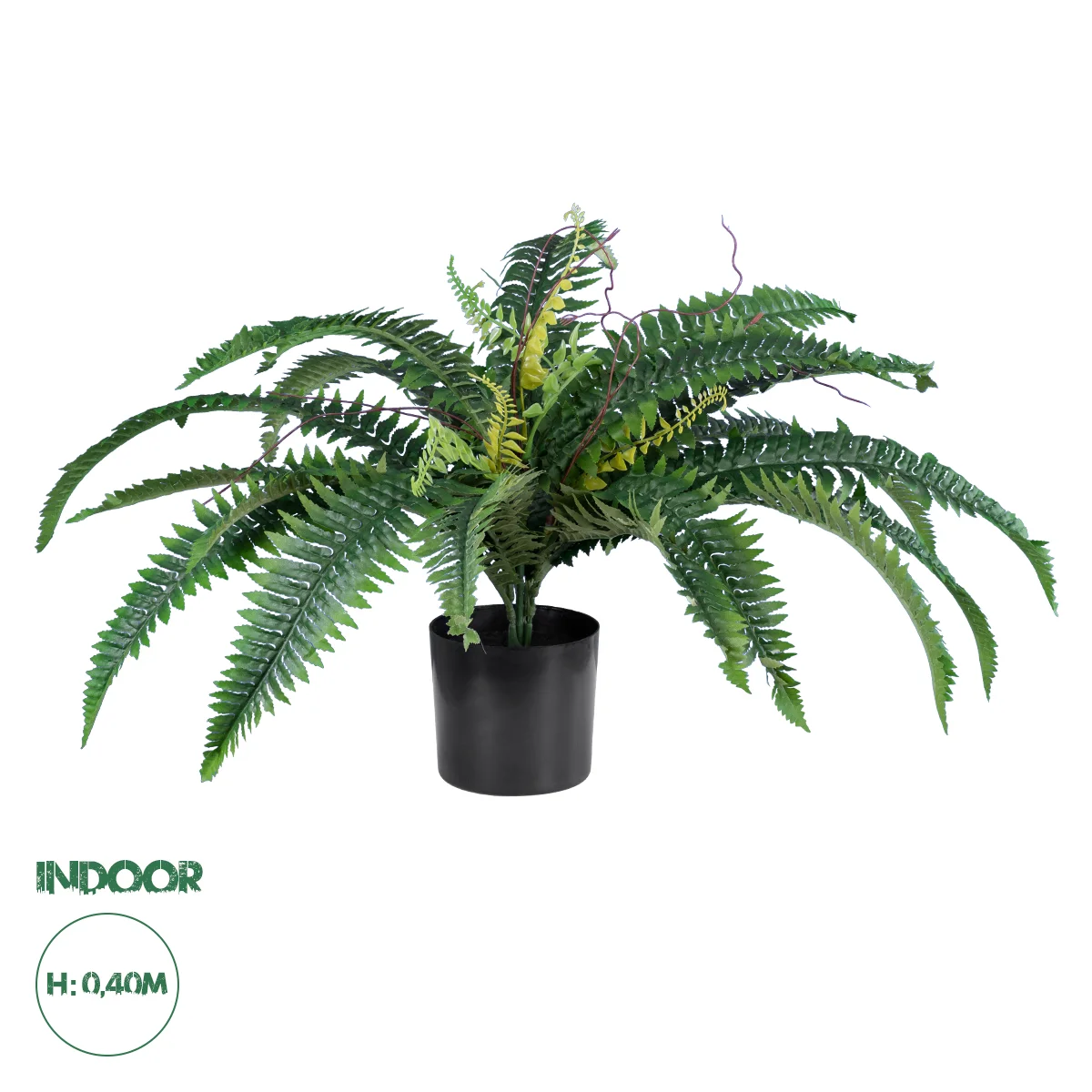 Φωτογραφία προϊόντος: GloboStar(R) Artificial Garden FERN 20058 Τεχνητό Διακοσμητικό Φυτό Φτέρη Υ40cm - - 20058