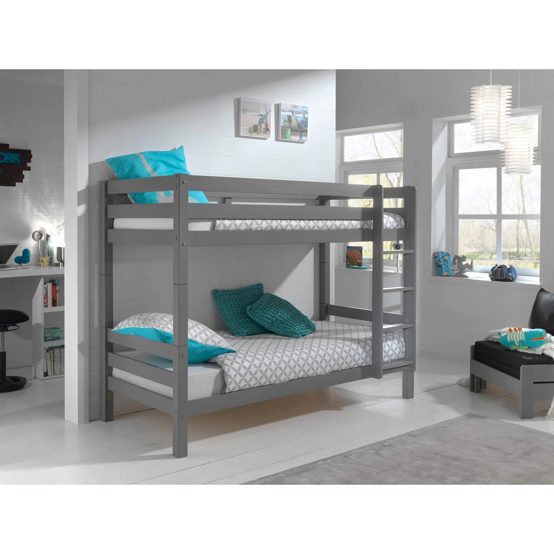 Φωτογραφία προϊόντος: Vipack Κουκέτα Pino Bunkbed 160 γκρι - Πεύκο - 209Μx105Πx160Υ