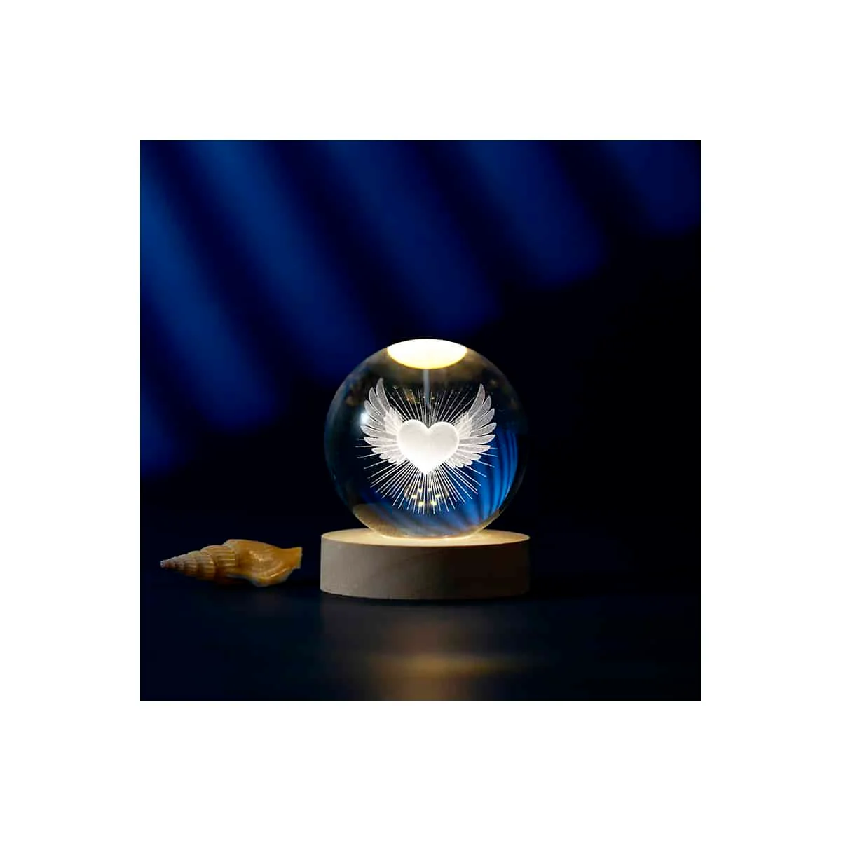 Φωτογραφία προϊόντος: i-TOTAL XL2717D ΛΑΜΠΑ CRYSTAL BALL HEART MEDIUM 8cm