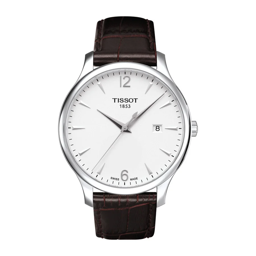 Φωτογραφία προϊόντος: Ανδρικό Ρολόι Tissot T-Classic Tradition Δερμάτινο Λουρί T063.610.16.037.00