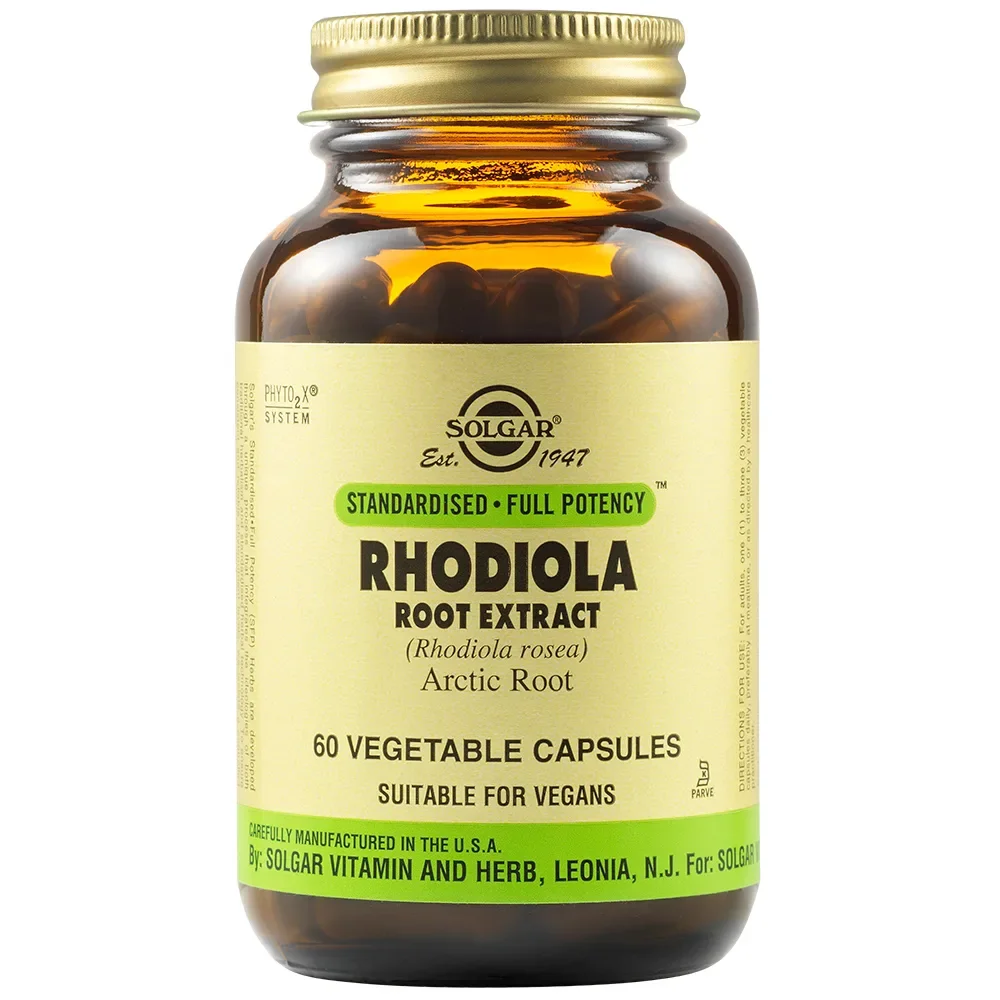 Φωτογραφία προϊόντος: Solgar Rhodiola Root Extract Συμπλήρωμα Διατροφής Με Ροδιόλα Για Την Ενίσχυση Της Μνήμης 60 Φυτικές Κάψουλες