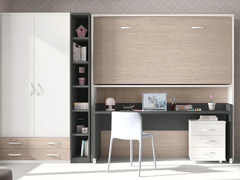 Φωτογραφία προϊόντος: MaisonPlus Κρεβάτι τοίχου G9 - Μελαμίνη - 212Μx121Πx218Υ