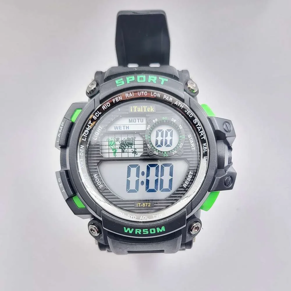 Φωτογραφία προϊόντος: OEM Sport ρολόϊ chrono πράσινο