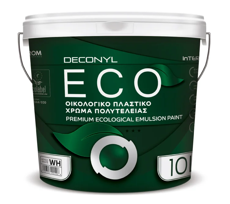 Φωτογραφία προϊόντος: ONECOLOUR DECONYL ECO - Οικολογικό Πλαστικό Χρώμα Εσωτερικής Χρήσης Λευκό