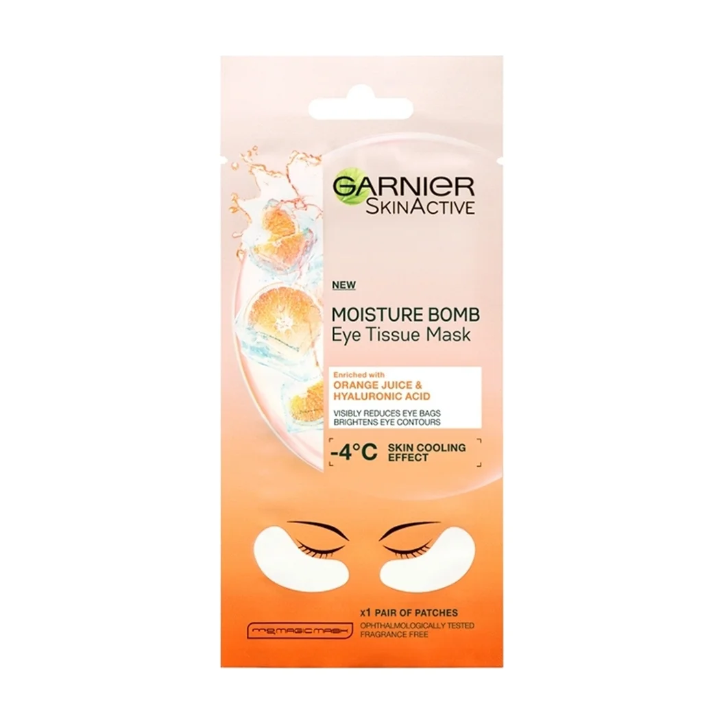 Φωτογραφία προϊόντος: Garnier Moisture Bomb Eye Tissue Mask Κατα Των Μαυρων Κυκλων 6gr