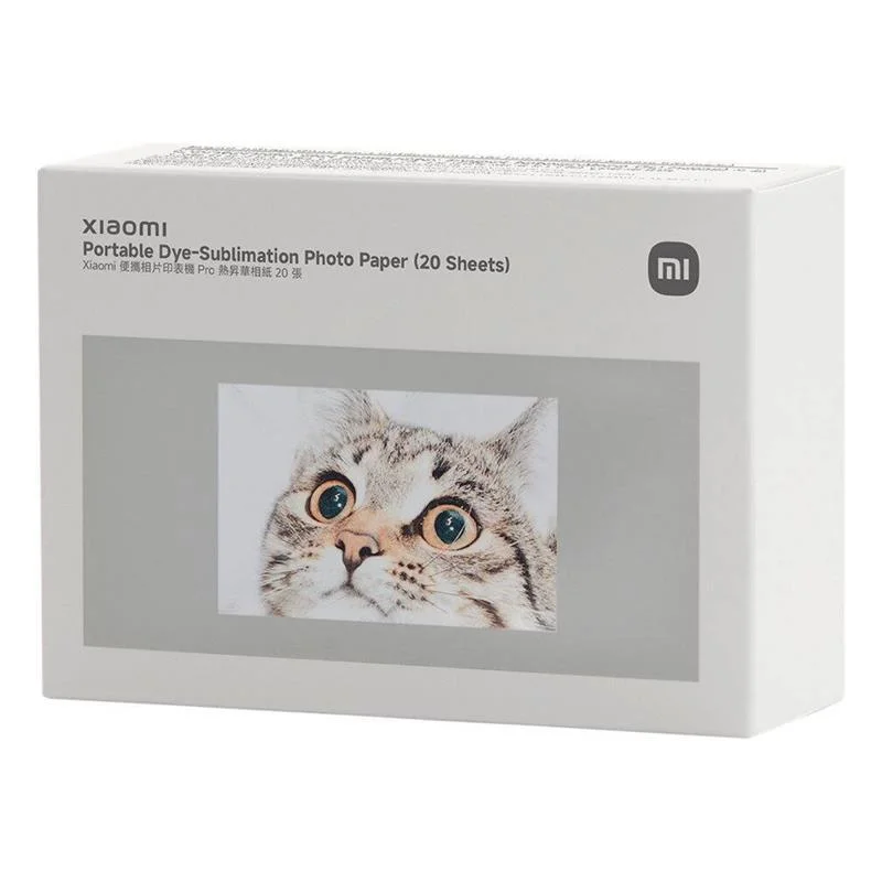 Φωτογραφία προϊόντος: Xiaomi Mi Portable Dye-Sublimation Photo Printer Paper (2x3-inch, 20-sheets) EU BHR082NGL