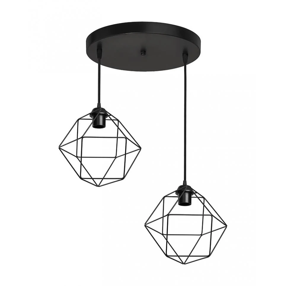 Φωτογραφία προϊόντος: Heronia DM-03PENDEL 3/L BLACK ΚΡΕΜΑΣΤΟ ΑΝΙΣΟΠΕΔΟ ΠΟΛΥΓΩΝΟ ΜΕΤΑΛΛΙΚΟ