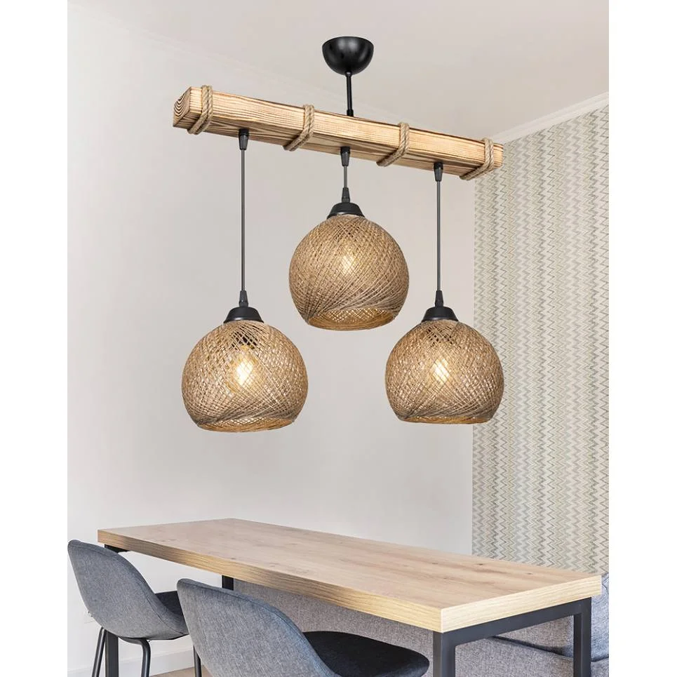Φωτογραφία προϊόντος: Heronia SILK/3L WOOD NATURAL ΚΡΕΜΑΣΤΟ