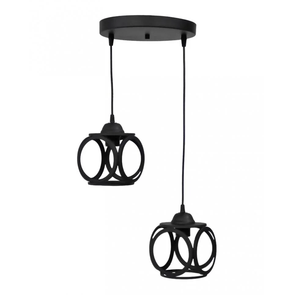 Φωτογραφία προϊόντος: Heronia DM-05PENDEL 2/L BLACK ΚΡΕΜΑΣΤΟ