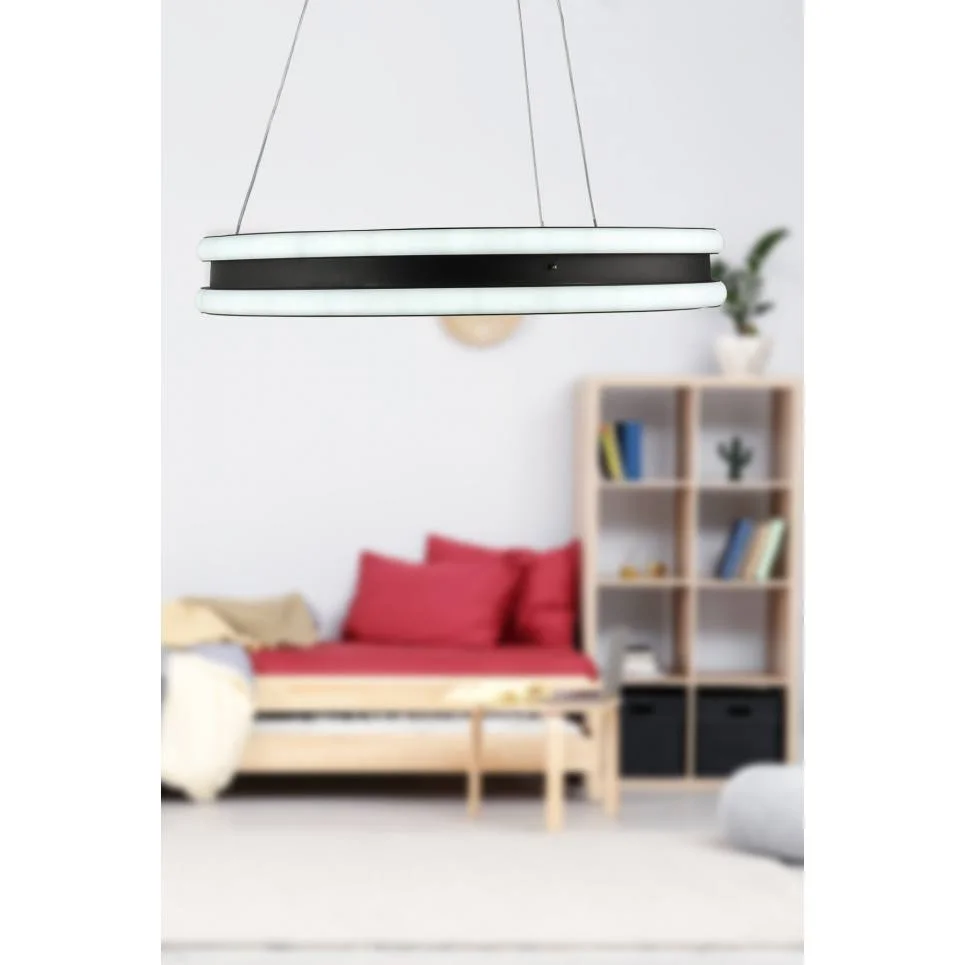 Φωτογραφία προϊόντος: Heronia HELIOS-40 BLACK LED 35W ΦΩΤΙΣΤΙΚΟ ΚΡΕΜΑΣΤΟ