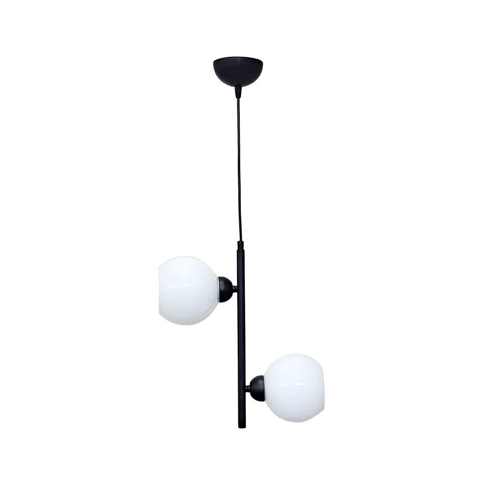 Φωτογραφία προϊόντος: Heronia S-20K OPAL -A- 2L BL-WH METAL-GLASS 2ΦΩΤΟ