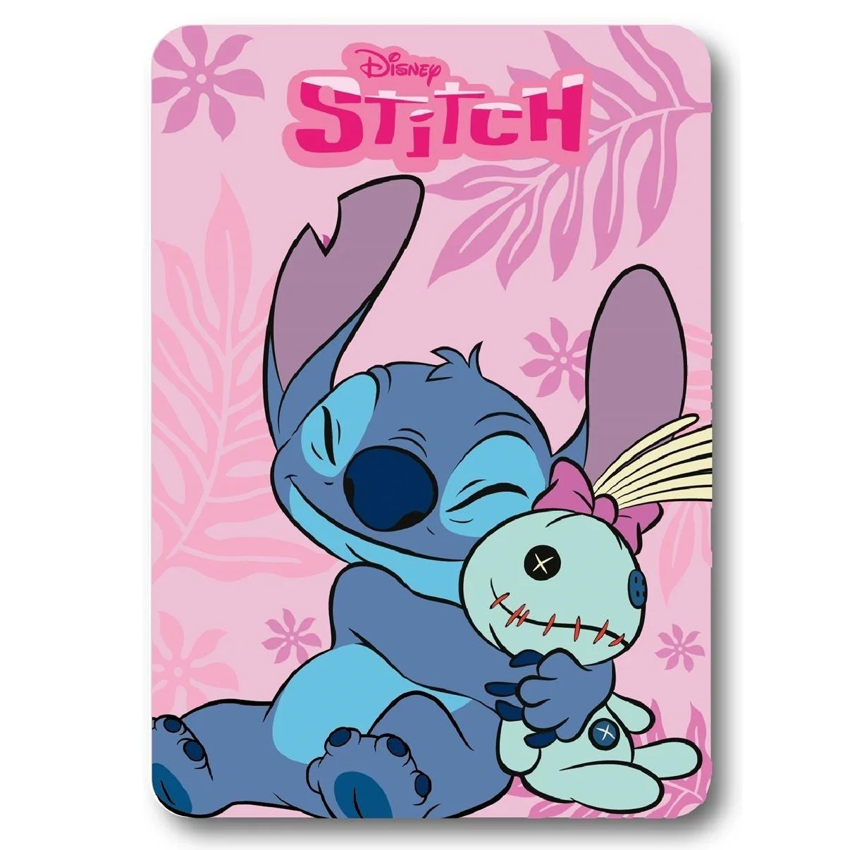 Φωτογραφία προϊόντος: Κουβέρτα Fleece Dimcol Disney Home Stitch 25 100x140cm Pink