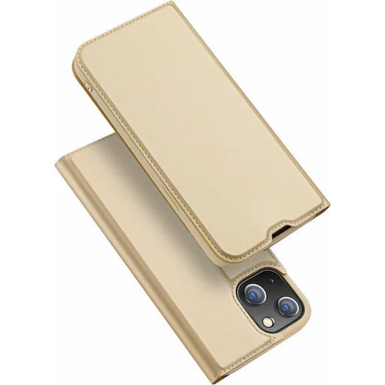 Φωτογραφία προϊόντος: Θήκη Dux Ducis Skin Pro Book Δερματίνης Χρυσό (iPhone 13 mini)