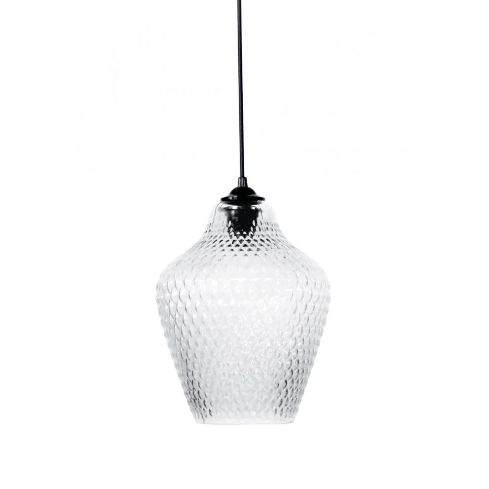 Φωτογραφία προϊόντος: Heronia GL-5090/20 1/L PENDEL TRANS ΓΥΑΛΙΝΟ ΚΡΕΜΑΣΤΟ
