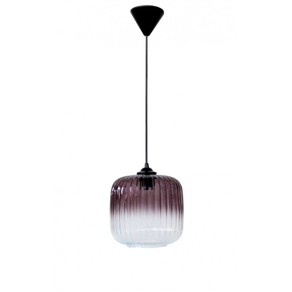 Φωτογραφία προϊόντος: Heronia GL-6010/20 1L -A- PENDEL FUME-LILAC Φ20 ΓΥΑΛΙΝΟ ΚΡΕΜΑΣΤΟ