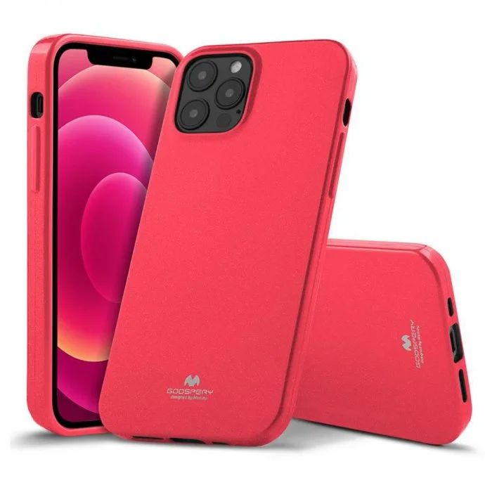 Φωτογραφία προϊόντος: Θήκη Mercury Jelly Back Cover Σιλικόνης Ροζ (iPhone 13 Pro)