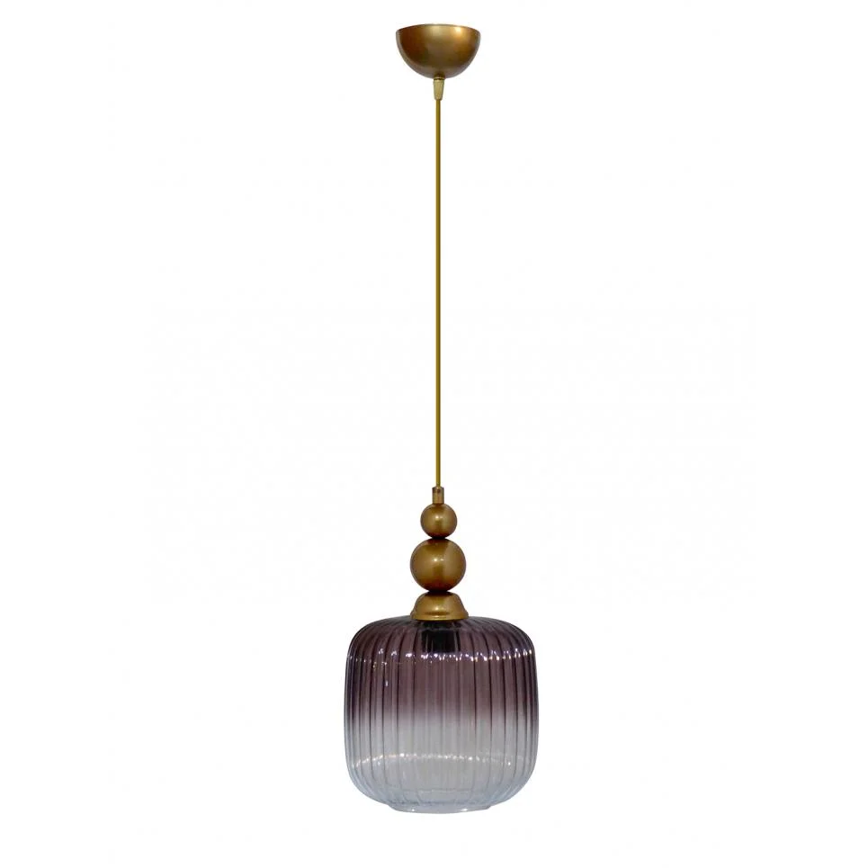 Φωτογραφία προϊόντος: Heronia GL-6010/20 1L -B- PENDEL FUME Φ20 ΓΥΑΛΙΝΟ ΚΡΕΜΑΣΤΟ