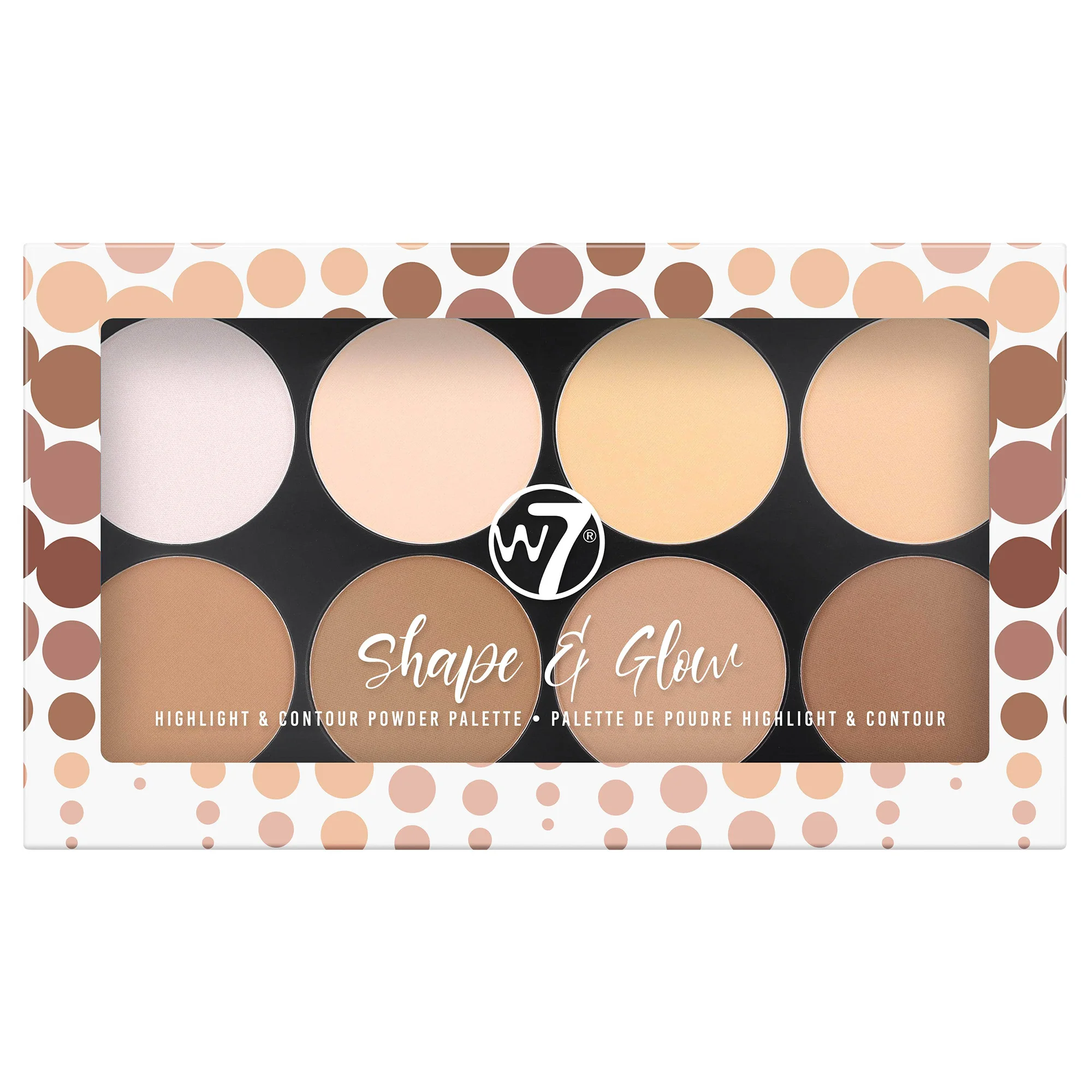 Φωτογραφία προϊόντος: W7 Shape & Glow Highlight & Contour Powder Palette (20gr)