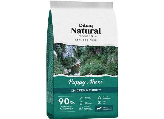 Φωτογραφία προϊόντος: Dibaq Natural Moments Puppy Maxi Μεγάλο 15kgr