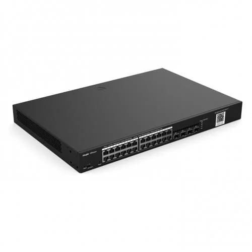 Φωτογραφία προϊόντος: Ruijie-Reyee RG-NBS3100-24GT4SFP-P 28-Port Managed POE 370W Switch with 24 Gigabit POE/POE+ Ports and 4 SFP Slots