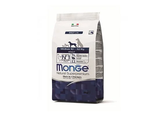 Φωτογραφία προϊόντος: Monge Daily Line Adult Medium Chicken 12kg Μεσαίο 12kgr