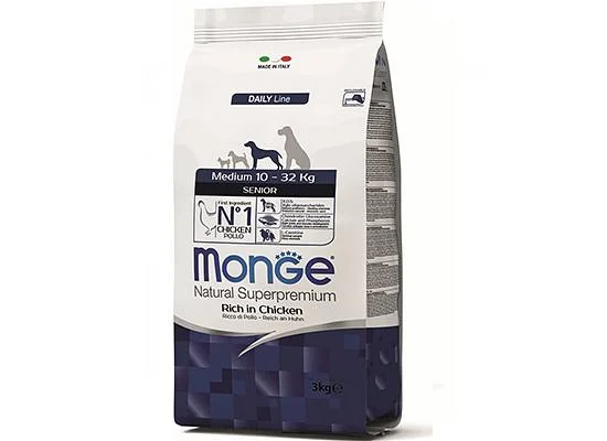 Φωτογραφία προϊόντος: Monge Daily Line Senior Medium Chicken 12kg 12kgr