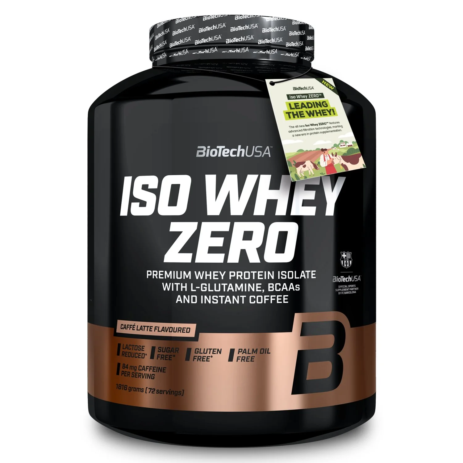 Φωτογραφία προϊόντος: BioTechUSA Iso Whey Zero (1816g) Caffe Latte Caffe Latte