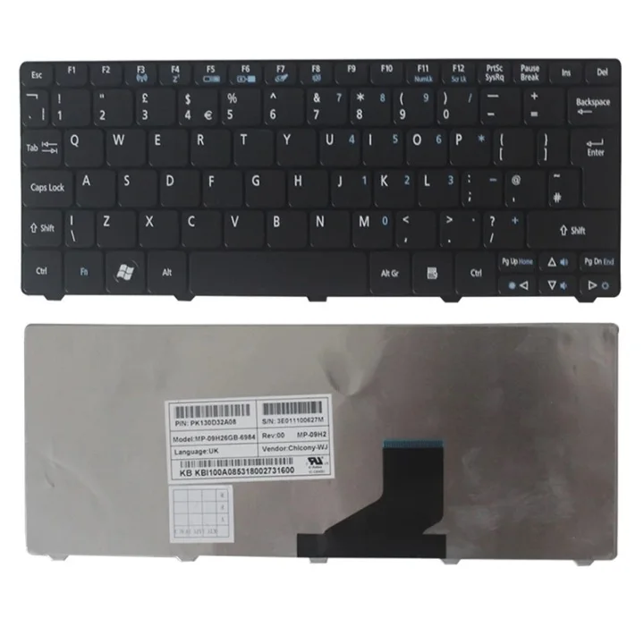 Φωτογραφία προϊόντος: OEM Πληκτρολόγιο Acer Aspire One 521 522 533 D255 D260 D270 (BL)