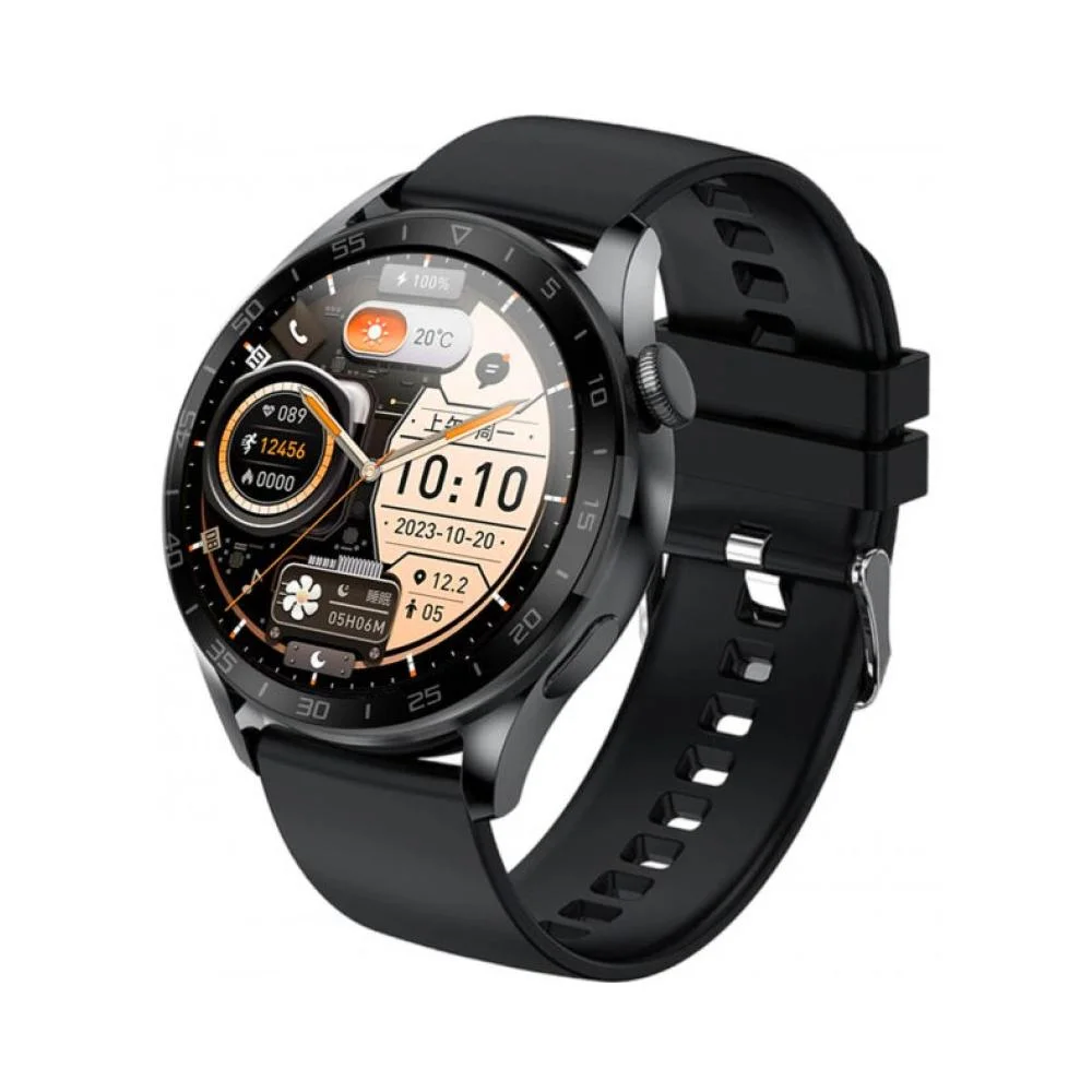 Φωτογραφία προϊόντος: Smartwatch με οθόνη 1.55inch amoled και ελληνικό μενού (Μαύρο)