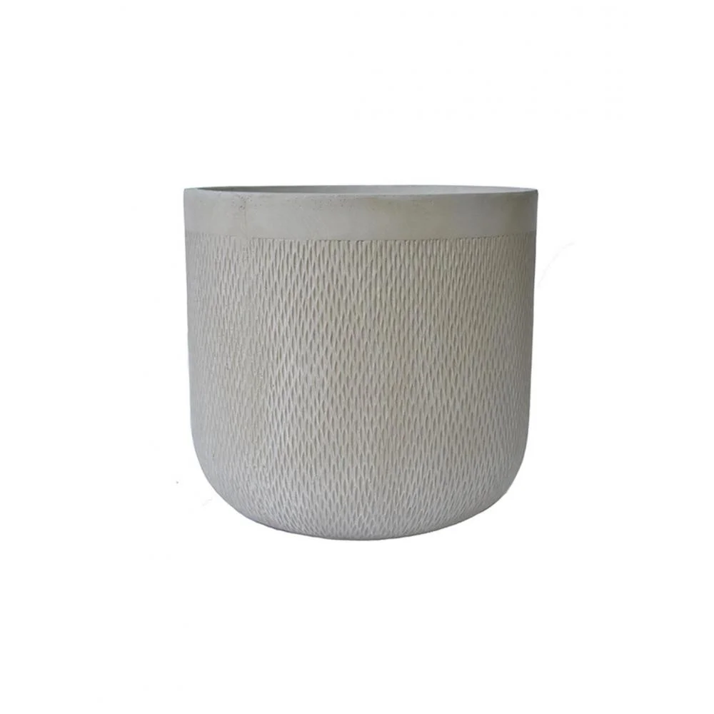 Φωτογραφία προϊόντος: Plastona Γλάστρα fibreclay rain μπεζ χρ. Φ44Χ41