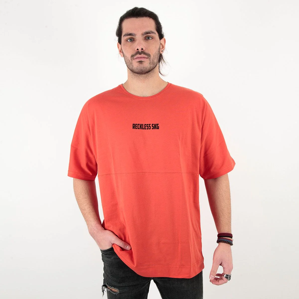 Φωτογραφία προϊόντος: Reckless T-Shirt με τύπωμα Oversized Πορτοκαλί