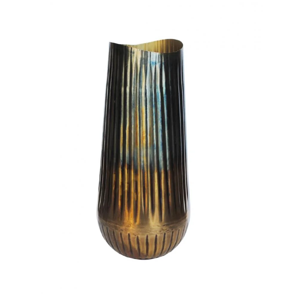 Φωτογραφία προϊόντος: Plastona Βάζο μεταλ. Bronze/gold Φ18,5Η40cm