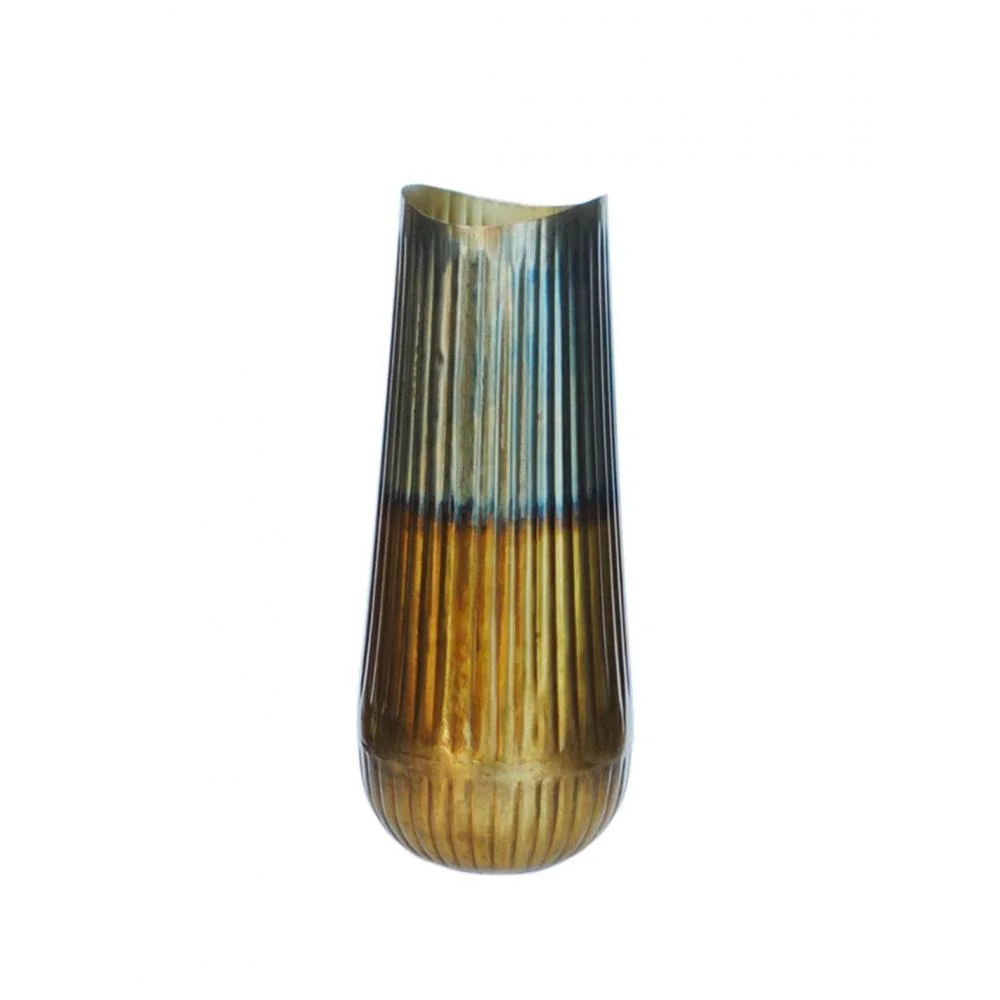 Φωτογραφία προϊόντος: Plastona Βάζο μεταλ. Bronze/gold Φ20Η49,5cm