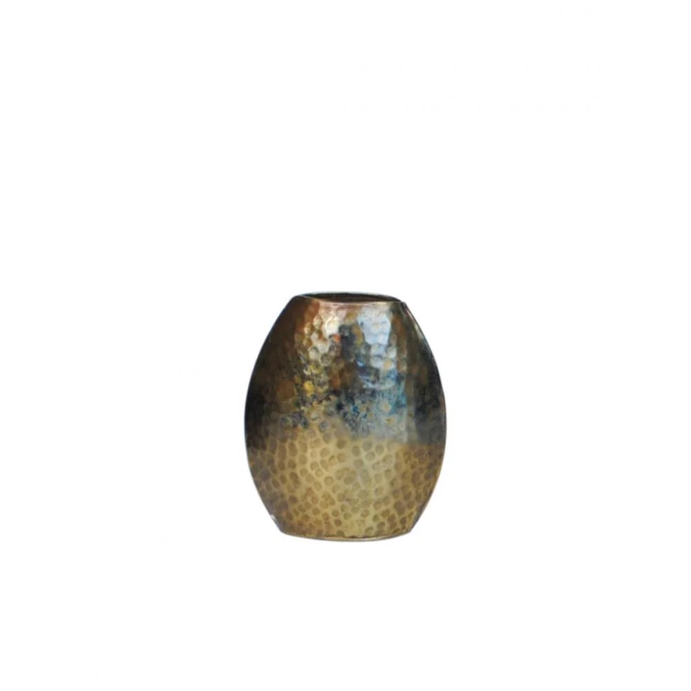 Φωτογραφία προϊόντος: Plastona Βάζο μεταλ. Bronze/gold 14x8Η16,5cm
