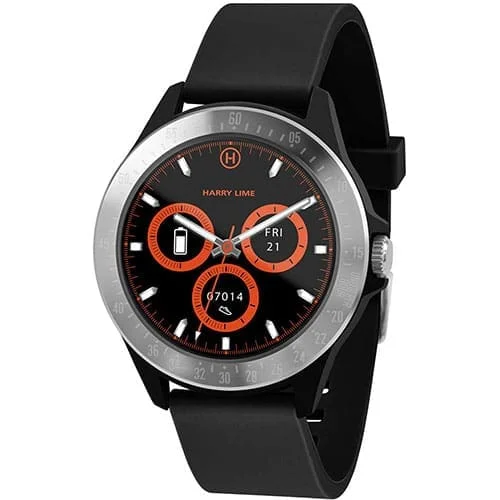 Φωτογραφία προϊόντος: HARRY LIME Digital Smartwatch Black Rubber Strap HA07-2001