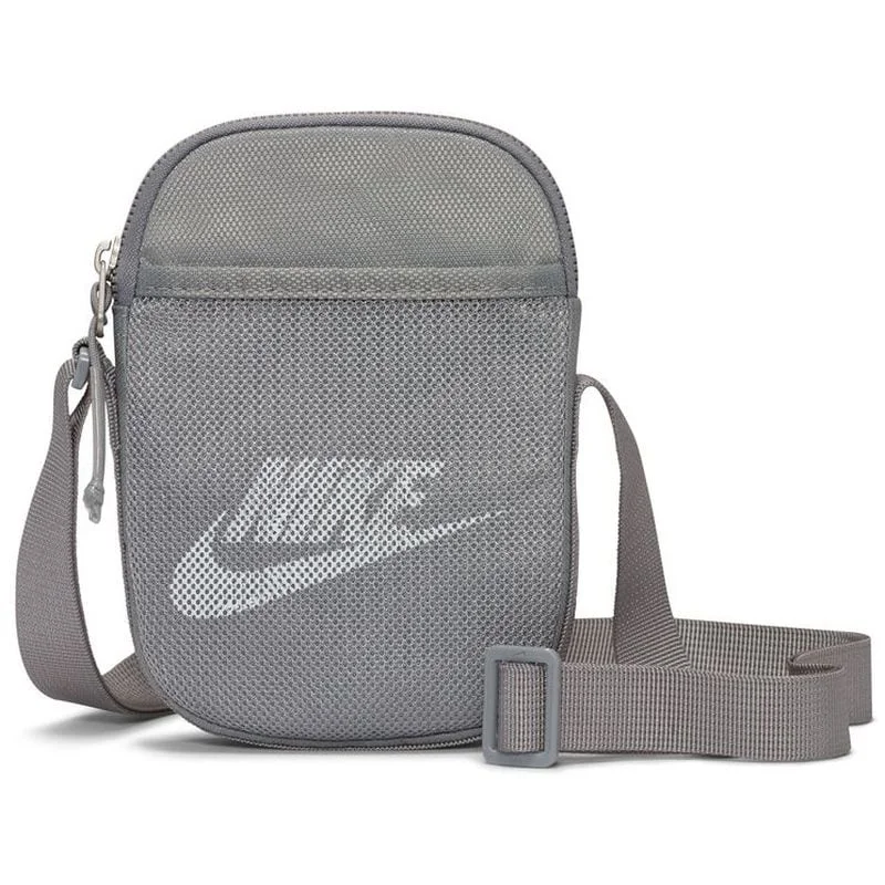 Φωτογραφία προϊόντος: Nike Heritage Crossbody Small Bag - BA5871-073 - Particle Grey/Particle Grey/White - BA5871-073