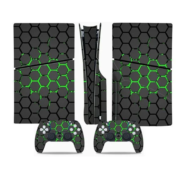 Φωτογραφία προϊόντος: Αυτοκόλλητα για PS5 Slim Disc Edition Dark Green