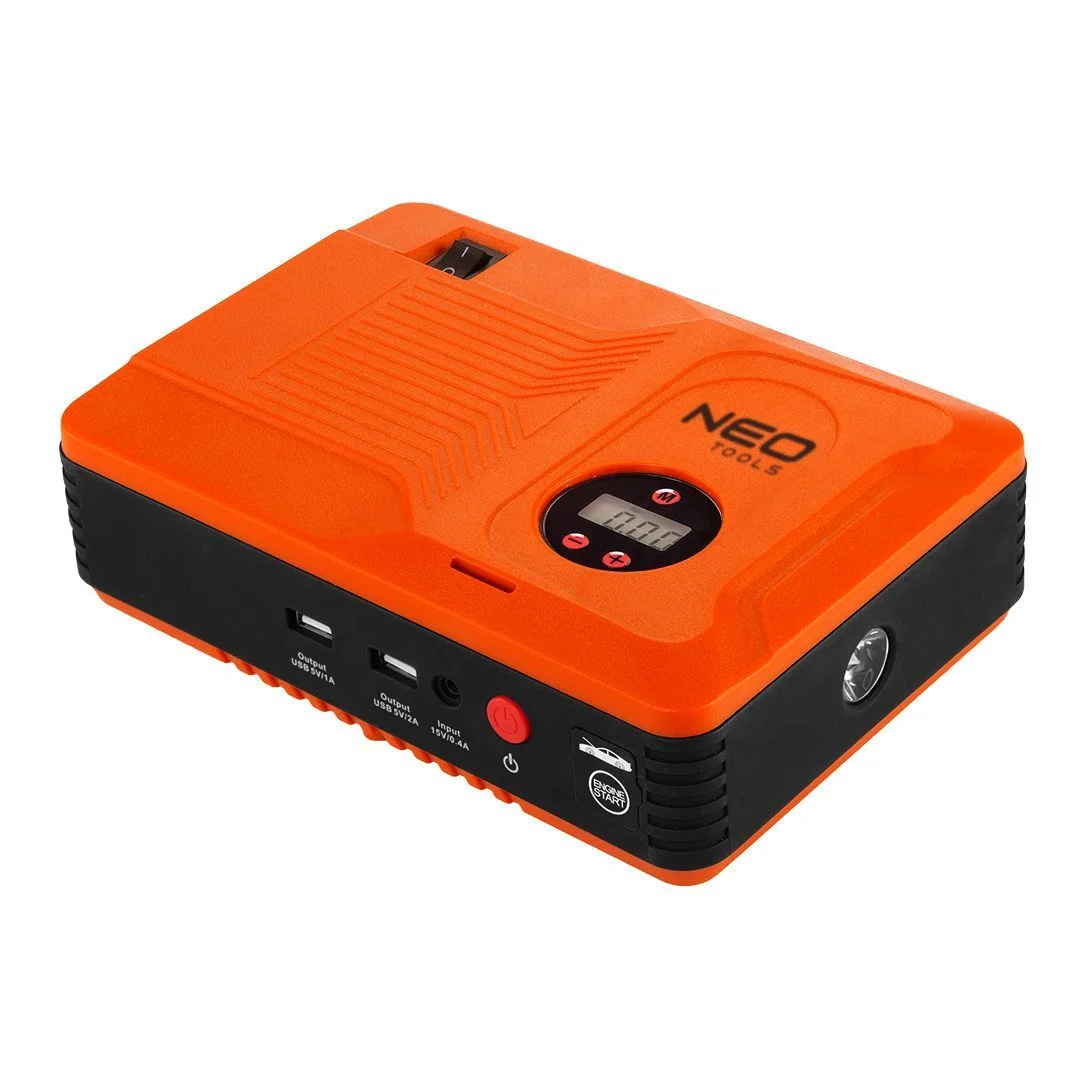 Φωτογραφία προϊόντος: NEO TOOLS Εκκινητής, Powerbank +amp; Αεροσυμπιεστής 12V 11-997